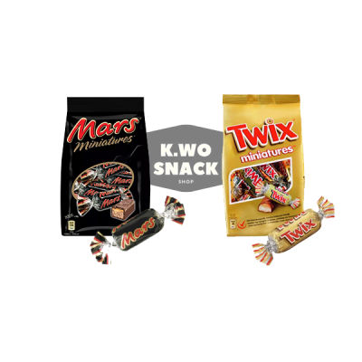 Mars Twix  Miniatures มินิช็อกโกแลต มาร์ส ทวิกส์