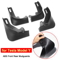 2022 4Pcs Mudguards for Tesla Model Y 2021 Front Rear Mudflap Fender Mud Flap Splash Guards No Drilling Required Car Accessories