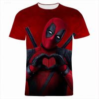 2023 NEW Jersey New Fashion Cartoon Anime Deadpool t Shirt Men Women t Shirt Short Sleeve Tees 3d Print Tops fashion t-shirt