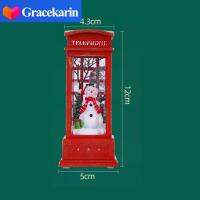 Gracekarin ตู้โทรศัพท์ซานตาคลอสประดับตกแต่งบ้านของคุณให้สว่างขึ้นใหม่