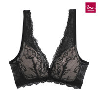 BSC lingerie ชุดชั้นในบรา NONWIRE BRA บรารูปแบบไม่มีโครง - BB3453BL