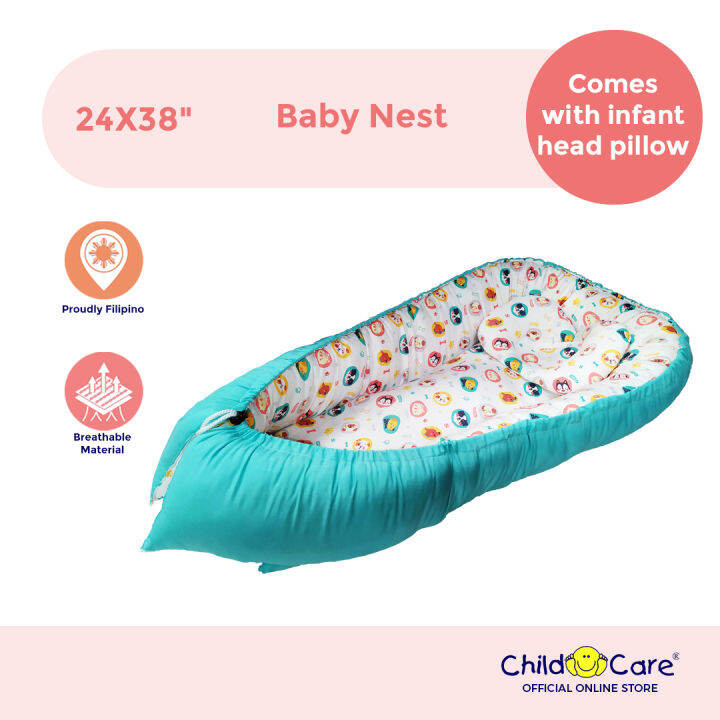 Child Care Crib Nest (Baby Nest) (Newborn Bedding) (Adjustable Baby Bed) (Mobile Crib) (Portable