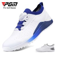 PGM Men Golf Shoes Knob Shoelaces Anti-side Slip Waterproof Mens Sports Shoes Sneakers XZ300