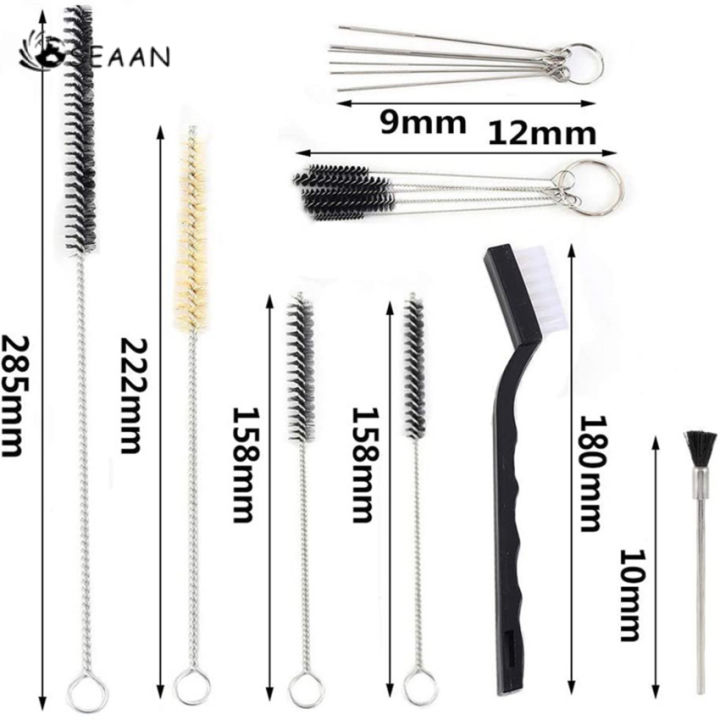 อุปกรณ์ทำความสะอาดกล้องพ่นสีแอร์บรัช27ชิ้นชุดเครื่องมือซ่อมแซมทำความสะอาดเครื่องพ่นแปรงพ่นสีชุดรายละเอียดขนาดเล็ก-hvlp