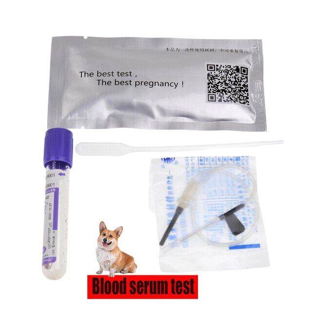 Canine Pregnancy Test Strip Dog Chip Ovulation Veterinary Kit Test Cat ...