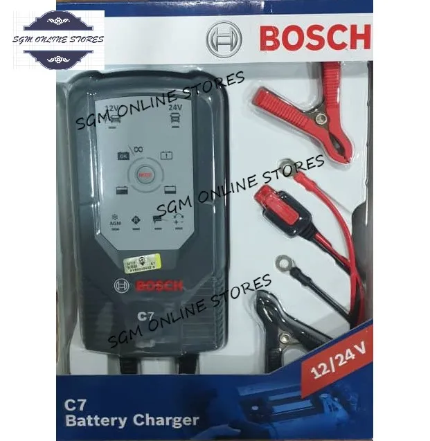 ***100 Original*** Bosch C7 Battery Charger Lazada