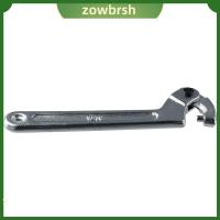 ZOWBRSH หัวกลมกลม ประแจพิน C 1 1/4-3 "(32-76มม.) เงินสีเงิน ตะขอประแจเกี่ยว ประแจขันน๊อต เครื่องมือประแจเลื่อน สำหรับเครื่องมือเครื่องจักร