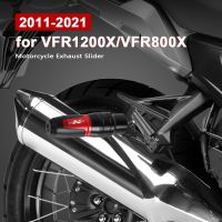 ตัวเลื่อนท่อไอเสียอลูมิเนียมแผ่นกันกระแทก VFR1200X ครอสโอเวอร์อุปกรณ์เสริมสำหรับฮอนด้า VFR 1200X 800X VFR800X Crossrunner ฝาครอบ2019 2011-2021