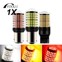 Luyoo 1PCS Auto LED 1156 BA15S P21W BAU15S PY21W LED T20 7443 7440 W21W P21/5W 1157 BAY15D หลอดไฟ Led 144smd CanBus สำหรับเลี้ยวไฟสัญญาณ12V