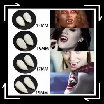 4 Pieces Retractable Vampire Fangs Kit Telescopic Teeth Fangs