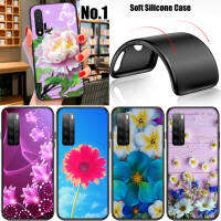 XMX43 Fashion Flowers Rose อ่อนนุ่ม High Quality ซิลิโคน TPU Phone เคสโทรศัพท์ ปก หรับ Huawei P10 P20 P30 Pro Lite Y5P Y6 Y6P Y7A Y8P Y9A Y8S Y9S Y7 Y9 Prime