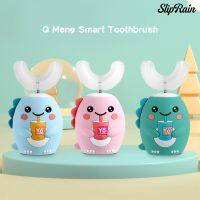 New Ultrasonic Toothbrush Cartoon Dragon 360 Degree Simple Silicon Ultrasonic Teeth Brush Use