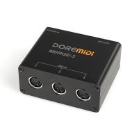 DOREMiDi MIDI MERGE-3 Guitar Five-pin Interface MIDI Host Box Adapter Converter