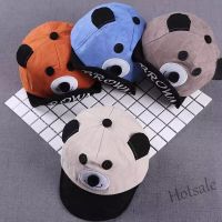 【hot sale】∏❈ C05 Baby Hat Cartoon Bear Ears Adjustable 6-24 Months Baby Boy Baseball Cap