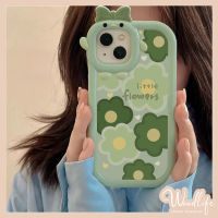 เคสโทรศัพท์ภาพดอกไม้ Redmi 9T 9 9A 10 10A 10C A1 + 9C NFC Redmi หมายเหตุ10 10Pro 8 9 11 11Pro + 11S POCO M3 X3 NFC Pro Mi 11Lite การ์ตูน3D โบว์ Monster เลนส์นิ่มลายดอกไม้ปก