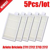 5ชิ้นฝุ่น Hepa กรองเปลี่ยนสำหรับ Ariete Briciola 2711 2712 2713 2717เครื่องดูดฝุ่นหุ่นยนต์ Robc ชิ้นส่วน