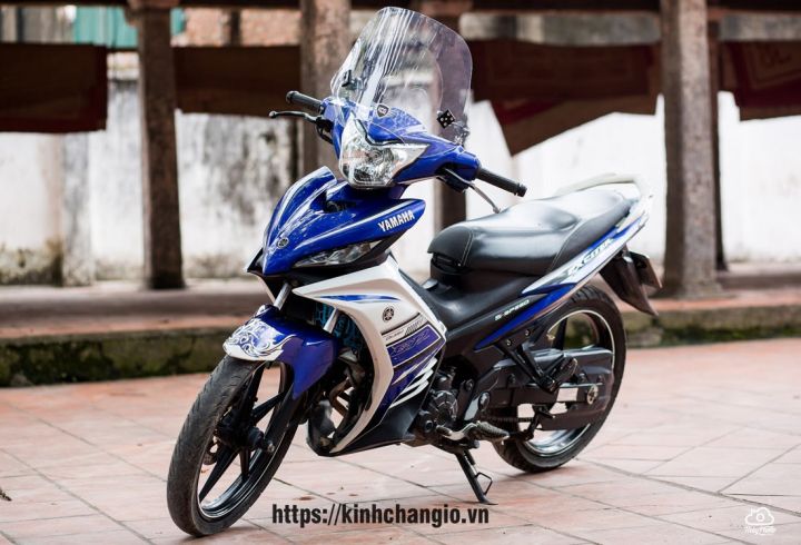 Exciter 135cc màu xanh trắng GP côn tay 2012 nguyên bản  2banhvn