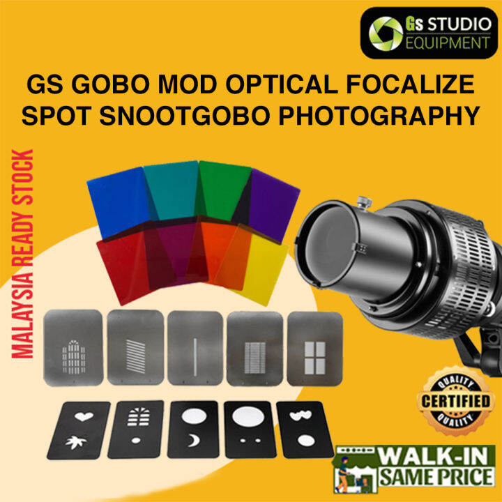 GS Gobo Mod Optical Focalize Spot Snoot for Gobo Photography with