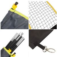 Portable Badminton Net with Stand Carry Bag, Folding Volleyball Tennis Badminton Dorpshipping