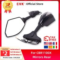 CVK Mirrors Rear View Mirror Inverted with light For Honda CBR1100XX CBR600 2003-2008 CBR1000 2004-2008 R1 F5 Accessories