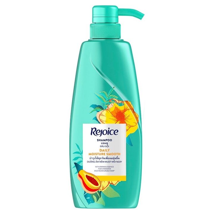 fernnybaby-แชมพู-รีจอยส์-rejoice-450ml-ยาสระผมรีจอยส์-ขวดกลาง-ยาสระผม-รีจอยส์-ขวดปั๊ม-รุ่น-เดลี่-มอยส์เจอร์-สมูธ-450-มล