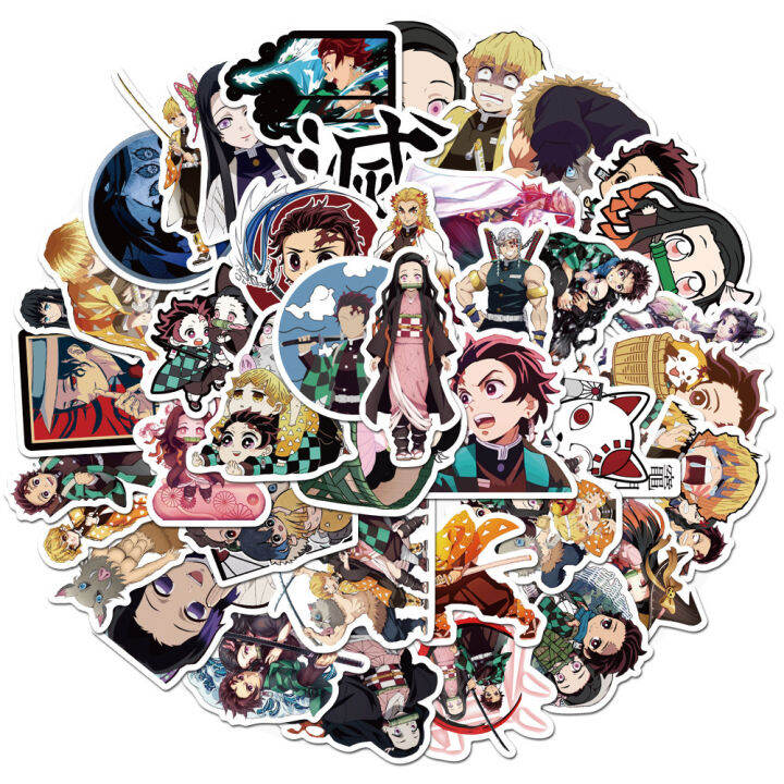 b-สติ๊กเกอร์ดาบพิฆาตอสูร-kimetsu-no-yaiba-ดาบพิฆาตอสูร-demon-slayer-sticker-สติ๊กเกอร์-4-7cm-50-ชิ้น-ของสะสม-ของเล่น-ของเล่นถูกๆ-ของเล่นเด็ก