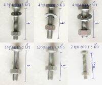น๊อตสเตนเลส ขายเป็น 1 ตัว
