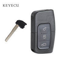 【┋】 islwpi Keyecu Smart Remote Key Case 3ปุ่มสำหรับ Ford Focus Mondeo C-Max Kuga