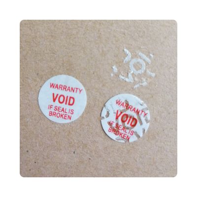 300pcs 12mm Diameter Guaranteed Seal Label Sticker VOID Warranty Invalid If Damaged Stickers Labels