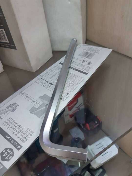 asahi-ball-l-hex-key-wrench-no-14-ประแจ-หกเหลี่ยม-หัวบอล-ขนาด-14-มิล-หัวบอลเอียงได้-25-องศา-56x280-mm-ยี่ห้อ-asahi-รุ่น-aq1400-จากตัวแทนจำหน่าย