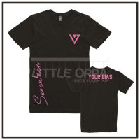 T-SHIRT KPOP SEVENTEEN HAND WRITING LOGOเสื้อแขนสั้นพิมพ์ลายรองรับพัดลม