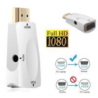 1080P HDMI to VGA + Video Converter Adapter