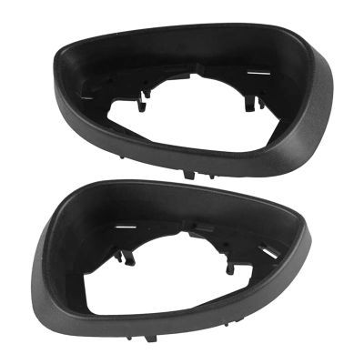 Car Side Door Wind Rearview Mirror Cover Frame for Ford Fiesta MK7 2009-2017