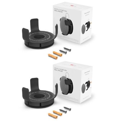 2Pcs Mini Outlet Wall Mount Bracket Holder for Google Home Mini Smart Speaker Cord Management Storage Hanger