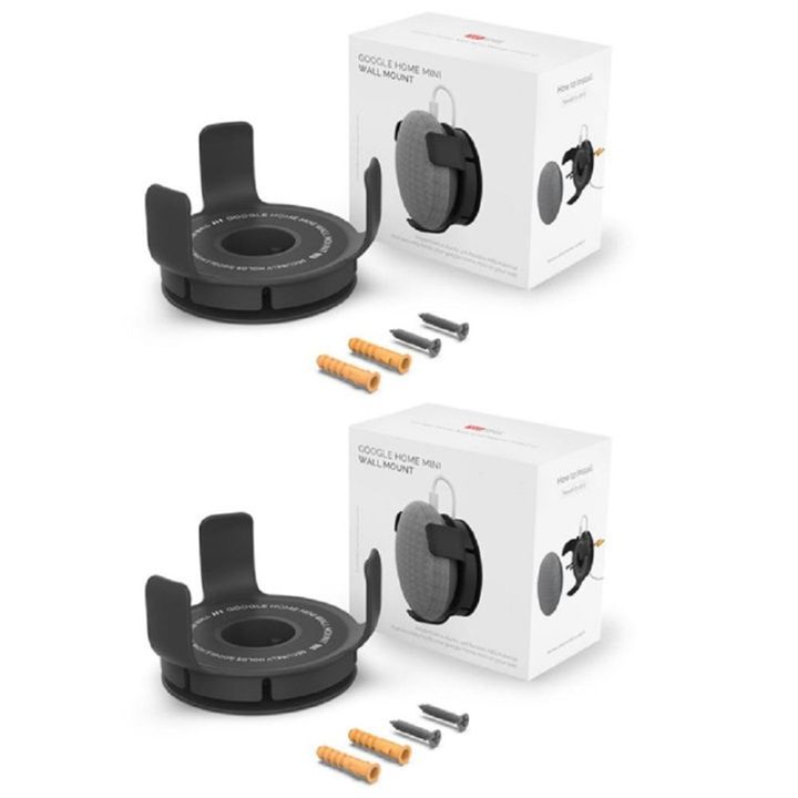 2pcs-mini-outlet-wall-mount-bracket-holder-for-google-home-mini-smart-speaker-cord-management-storage-hanger