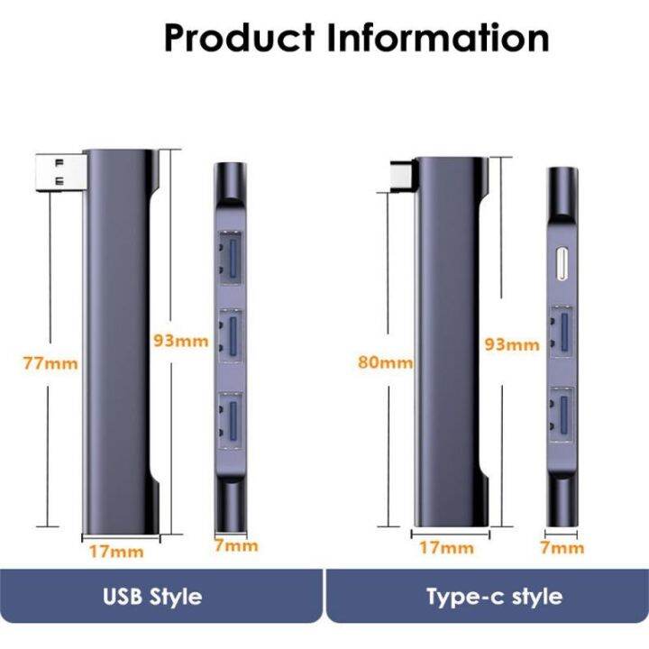 อะแดปเตอร์-otg-แยก4พอร์ตสำหรับ-lenovo-huawei-ฮับความเร็วสูง-macbook-pro-15-air-pro-อุปกรณ์เสริมสำหรับ-lenovo-huawei-xiaomi-macbook-pro-15-air-pro