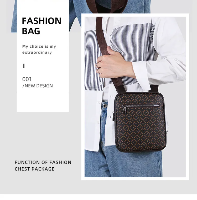 Fashion Small Crossbody Bag for Men Bags Phone Casual Man