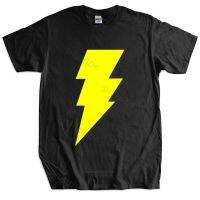 TOP Tees Mens ยี่ห้อบรรณาธิการชายของขวัญ Black ADAM โลโก้ shazam dwayne Johnson เสื้อยืดสีดำ TOP ของขวัญชายสั้น s. Leave T-SH