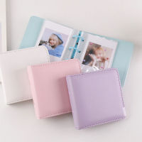 40 Pockets Loose-leaf Photo Album Leather Photocard Binder 3 Ring Kpop Binder Mini Instant Name Card Holder Collect Book YZL7