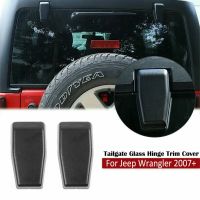 Rear Window Hinge Liftgate Glass Hinge Cover Trim for Jeep Wrangler JK 2007-2017