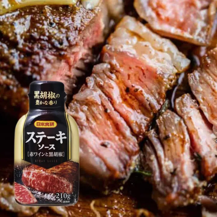นิฮอน ชอคเค็น สเต็กซอสรสพริกไทยดำ ขนาด 210 ก. (สินค้านำเข้าจากญี่ปุ่น