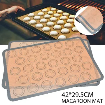 Non-Stick Silicone Baking Mat Pad, 42*29.5cm Baking Sheet Glass Fiber