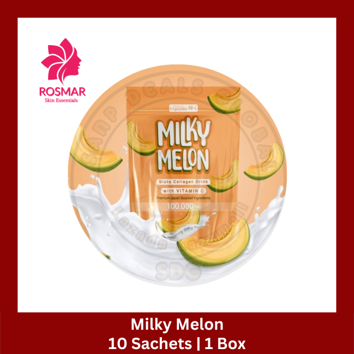 Rosmar Kagayaku Milky Melon Gluta Collagen Drink with Vitamin C Lazada PH