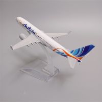 16cm Alloy Metal Air Fly Dubai Airlines B737 Diecast Airplane Model Dubai Boeing 737-800 Airways Plane Model Aircraft w Stand