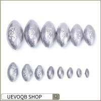 UEVOQB SHOP 5/10Pcs แยก Line Sinkers น้ำหนัก ตกปลาตะกั่วตก รูปมะกอก ขั้วต่อตะขอ Sinker