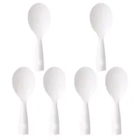 ✁✸ 6 Pcs Rice Spoon Convenient Spatula Safe Scooper Household Paddle Plastic Compact