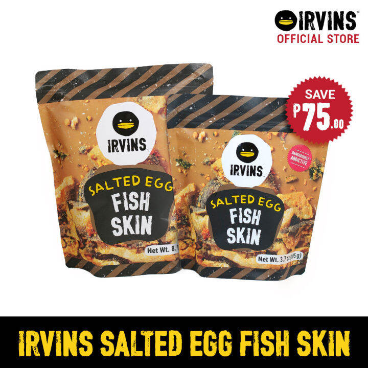 IRVINS Salted Egg Fish Skin Big Bag And Small Bag Bundle (Save P75 ...