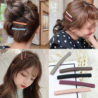 สีทึบผู้หญิงคลิปผมเกาหลี Elegant หญิง Hairpins แฟชั่นหญิง Barrettes อุปกรณ์เสริมผม