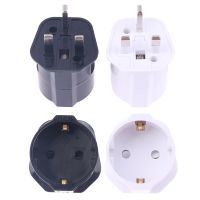 Multifunctional EU European To UK Plugs Adapter Power Converter 2 Pin Socket Travel 250V 13A Dubai Singapore Universal Adaptor Wires  Leads  Adapters