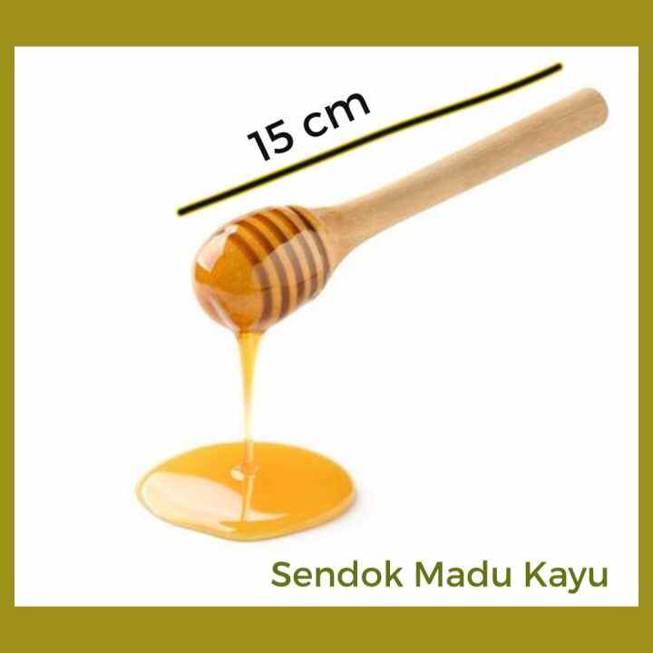 Sendok Madu Kayu Food Grade Honey Stick Dipper Souvenir Lazada Indonesia 6375